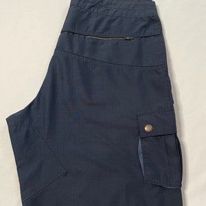 Pawa Cargo Casual Swim Shorts Navy Blue 38